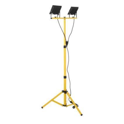 Proyector LED con soporte TIGRA 2xLED/50W/230V 4000K IP54 negro/amarillo