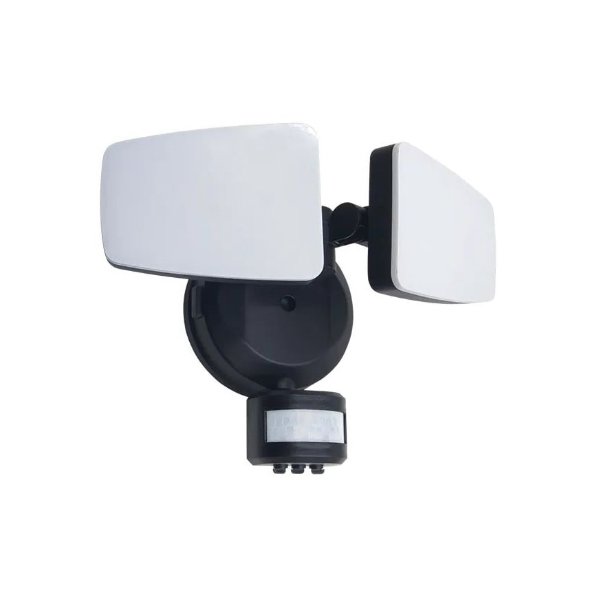 Proyector LED de exterior con sensor LED/24W/230V 3000/4000/6000K IP54 negro
