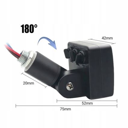Proyector LED de exterior con sensor LED/30W/230V 4000K IP65 negro
