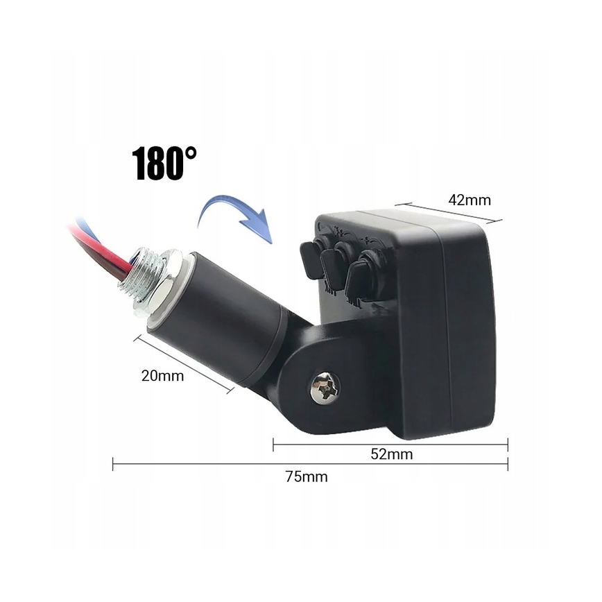 Proyector LED de exterior con sensor LED/30W/230V 4000K IP65 negro