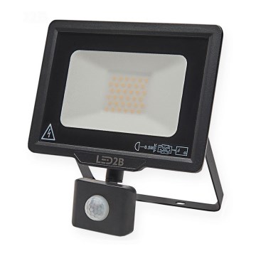 Proyector LED de exterior con sensor LED/30W/230V 6500K IP44