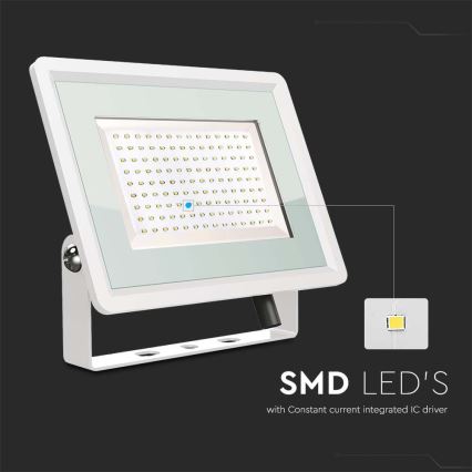 Proyector LED de exterior LED/200W/230V 4000K IP65 blanco