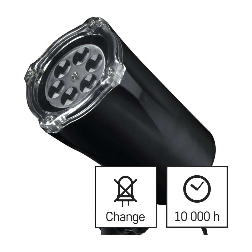 Proyector LED de Navidad para exteriores LED/3,6W/230V IP44 blanco