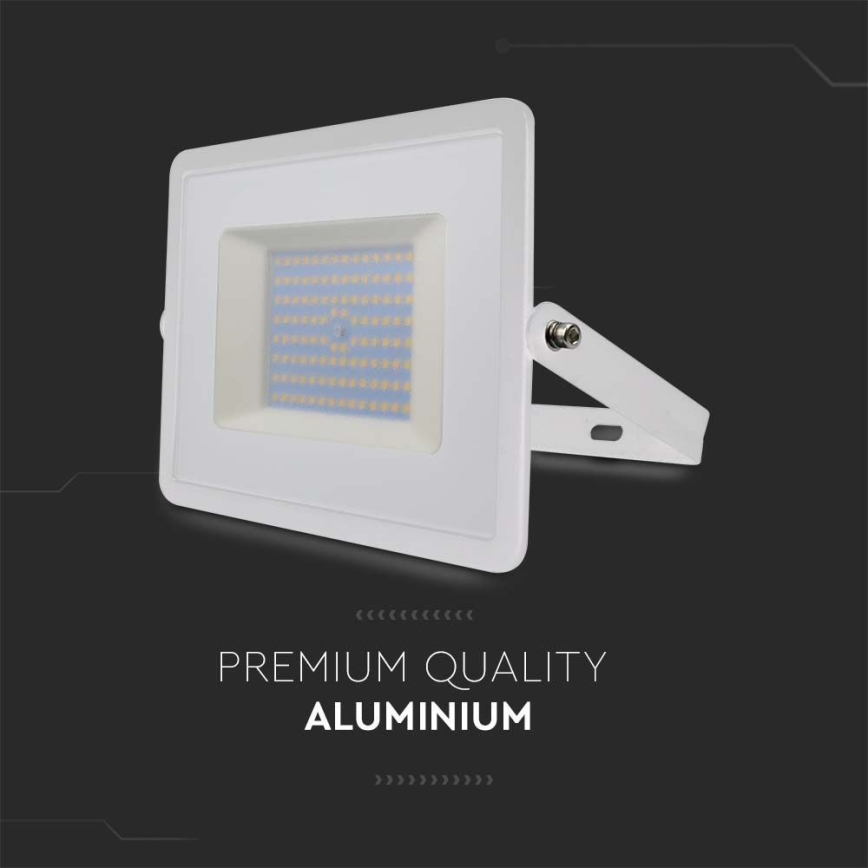 Proyector LED LED/100W/230V 4000K IP65 blanco