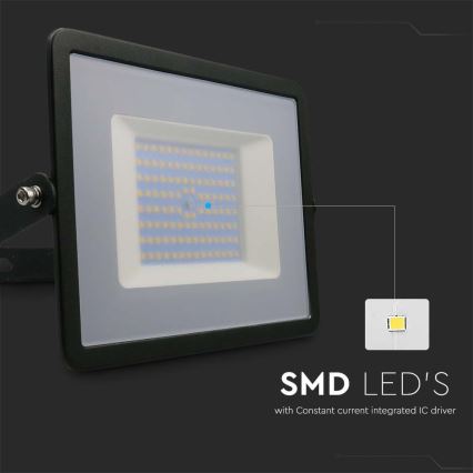 Proyector LED LED/100W/230V 4000K IP65 negro