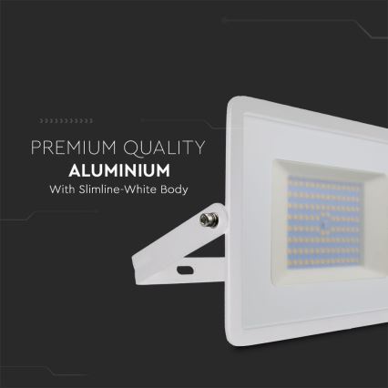 Proyector LED LED/100W/230V 6500K IP65 blanco