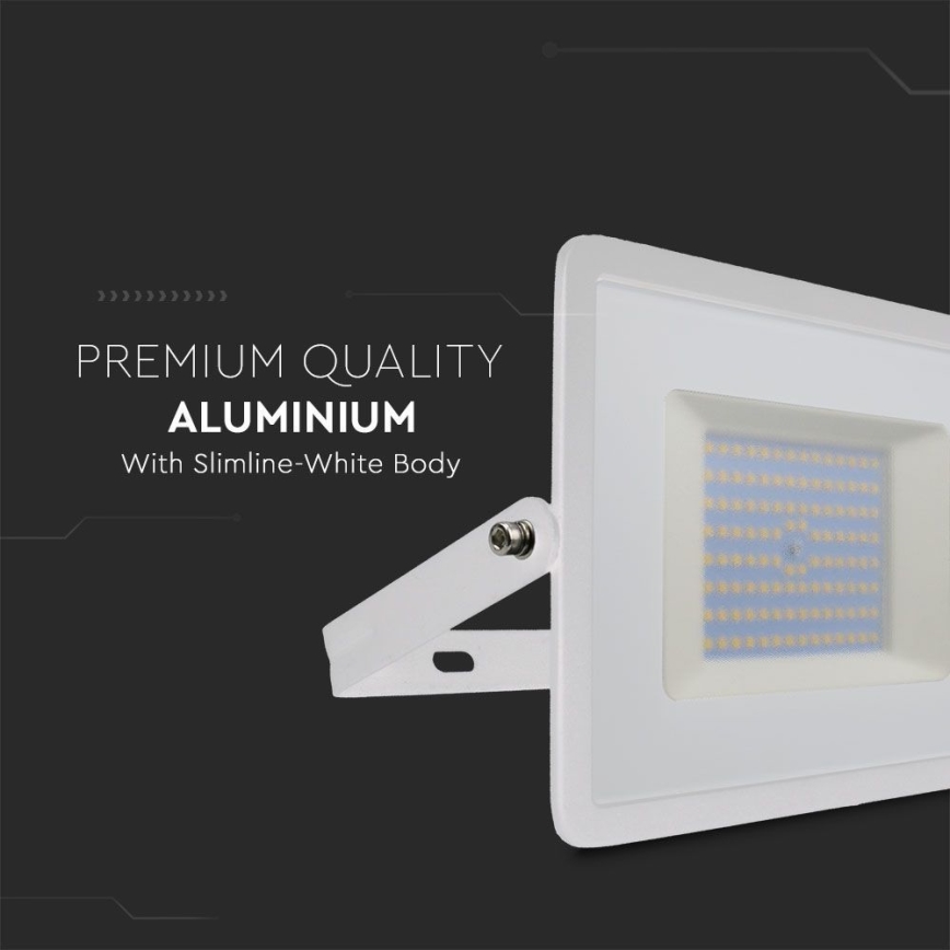 Proyector LED LED/100W/230V 6500K IP65 blanco