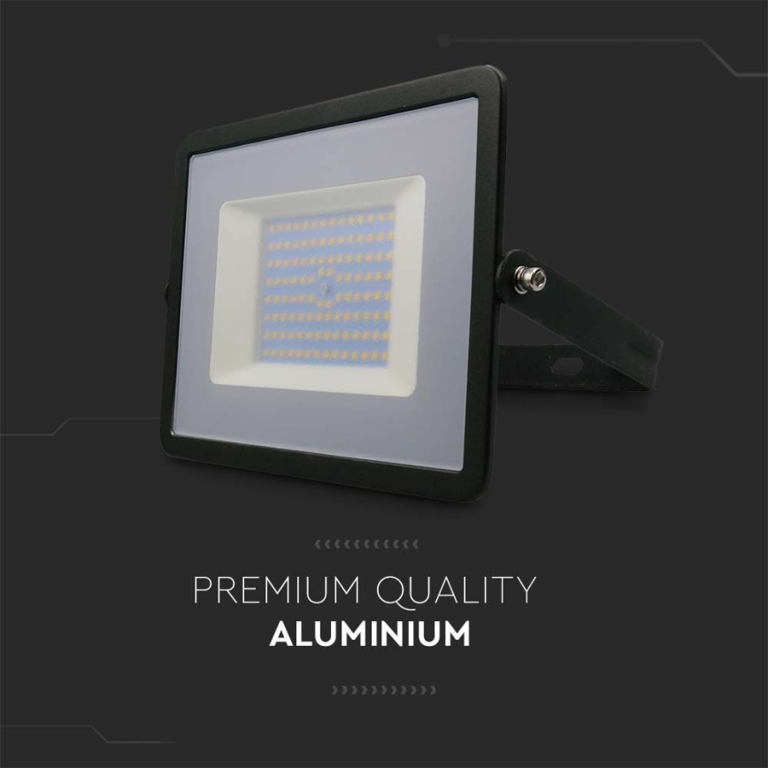 Proyector LED LED/100W/230V 6500K IP65 negro