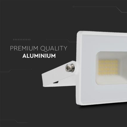 Proyector LED LED/20W/230V 6500K IP65 blanco