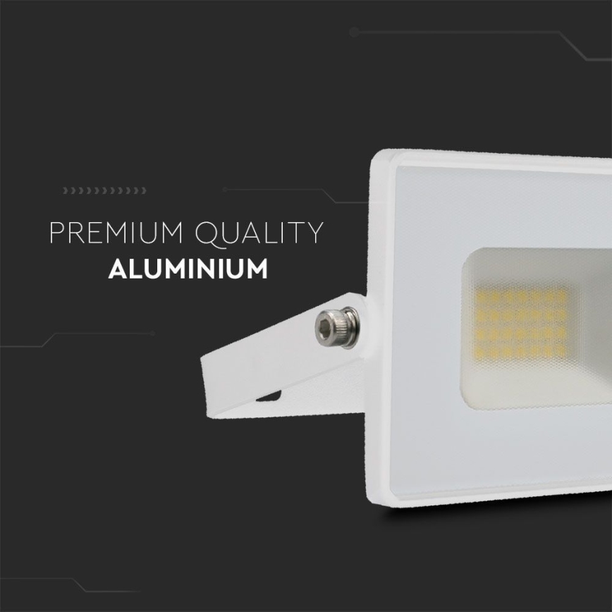 Proyector LED LED/20W/230V 6500K IP65 blanco