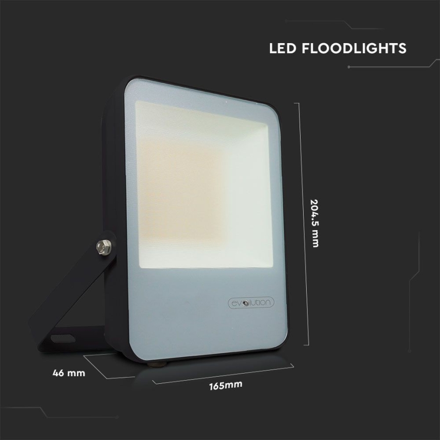 Proyector LED LED/30W/230V 6400K IP65 negro