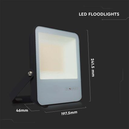 Proyector LED LED/50W/230V 6400K IP65 negro