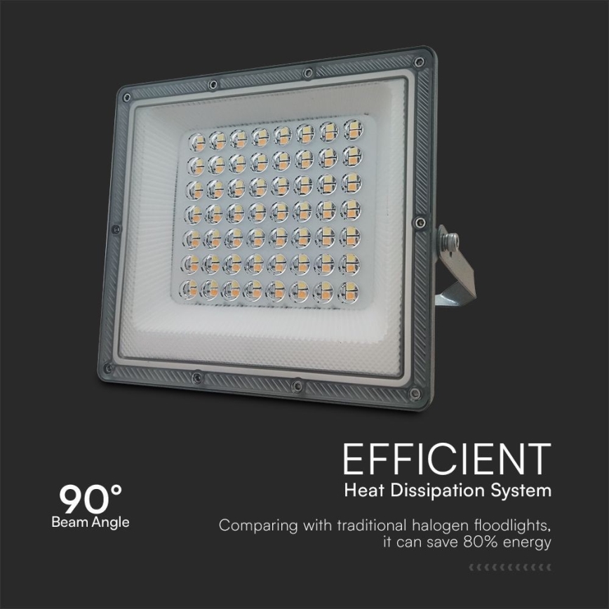 Proyector LED LED/50W/230V IP65 3000/4000/6500K gris
