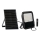 Proyector LED regulable con panel solar y sensor de crepúsculo LED/15W/15000 mAh 3,2V IP65 + control remoto