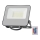 Proyector LED RGBW regulable LED/30W/230V IP65 gris + control remoto