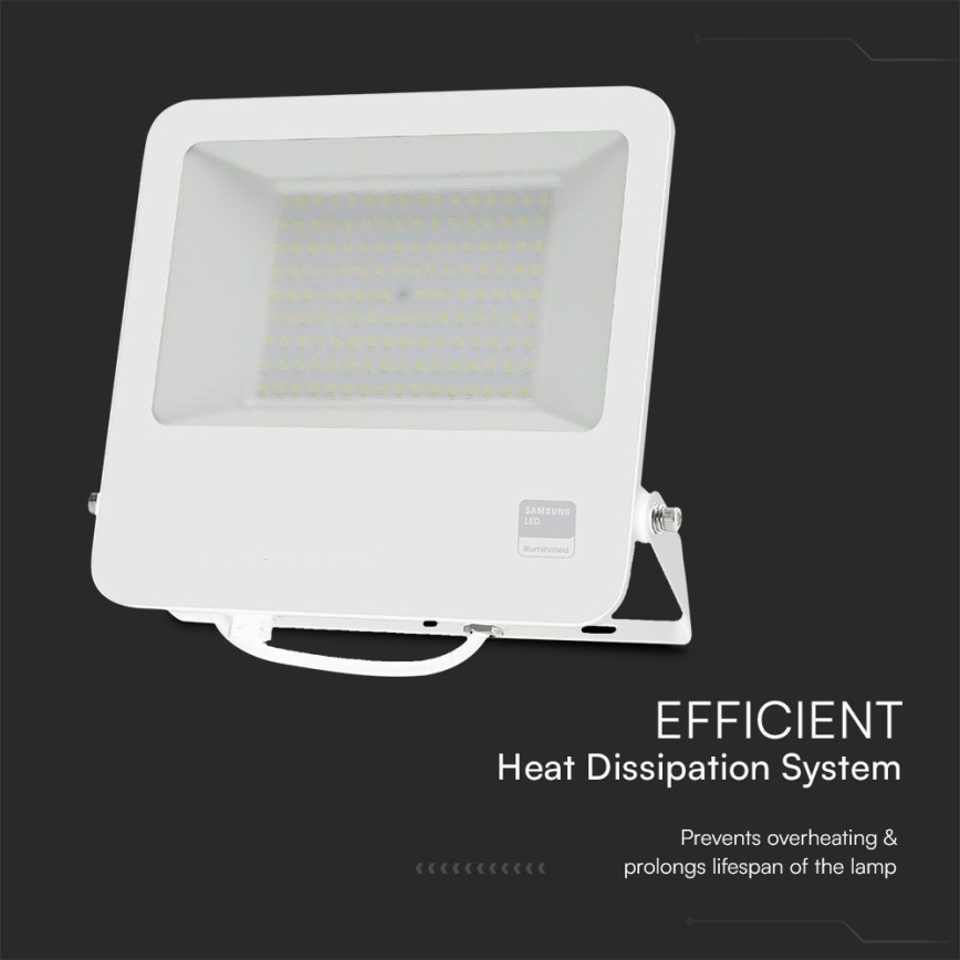 Proyector LED SAMSUNG CHIP LED/100W/230V 6400K IP65 blanco