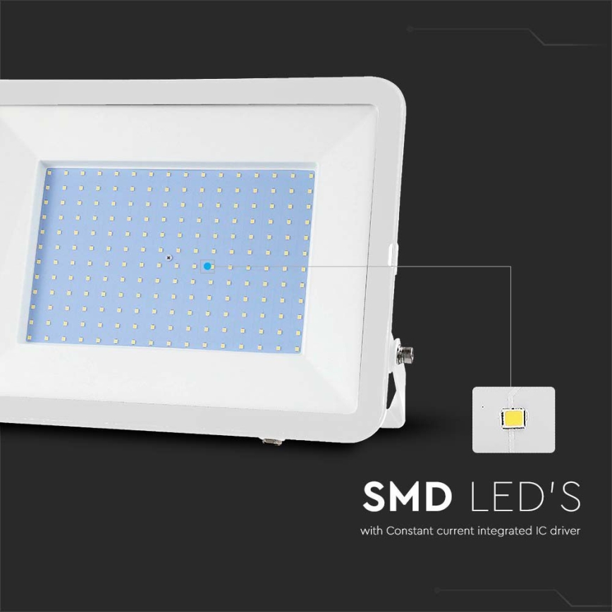Proyector LED SAMSUNG CHIP LED/300W/230V 6500K IP65 blanco