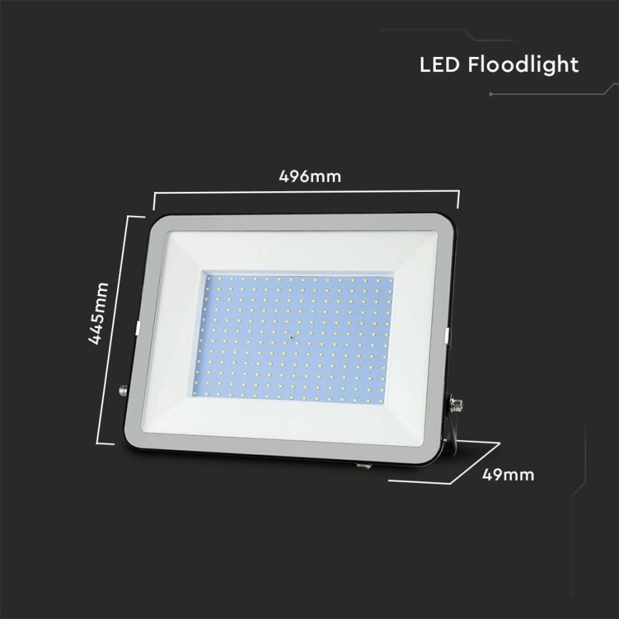 Proyector LED SAMSUNG CHIP LED/300W/230V 6500K IP65 negro