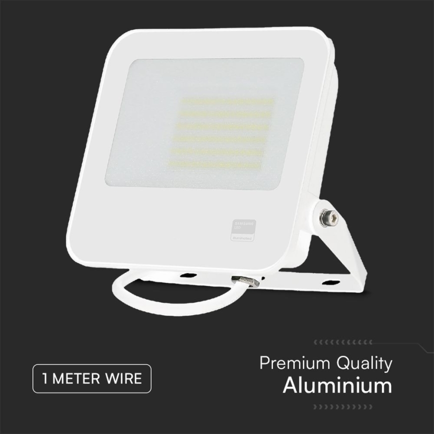 Proyector LED SAMSUNG CHIP LED/50W/230V 6500K IP65 blanco