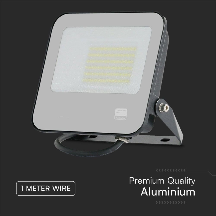 Proyector LED SAMSUNG CHIP LED/50W/230V 6500K IP65 negro