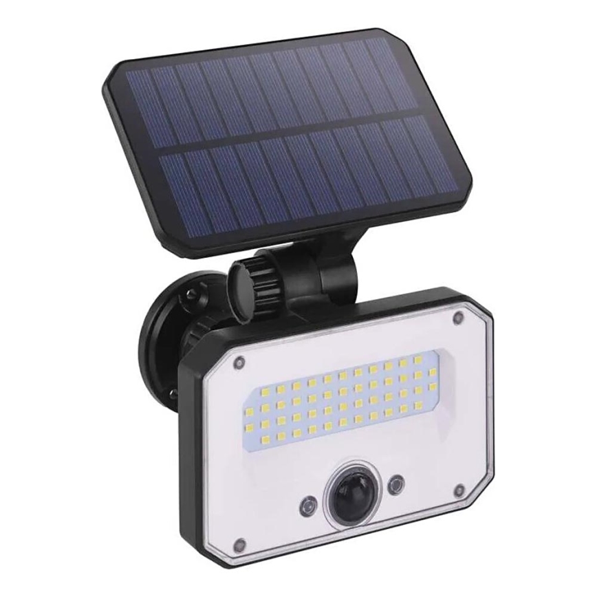 Proyector LED solar con sensor de movimiento SPILO LED/3,7V 3600mAh 3000K IP54 + control remoto