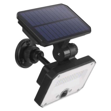 Proyector LED solar con sensor de movimiento SPILO LED/3,7V 3600mAh 3000K IP54 + control remoto