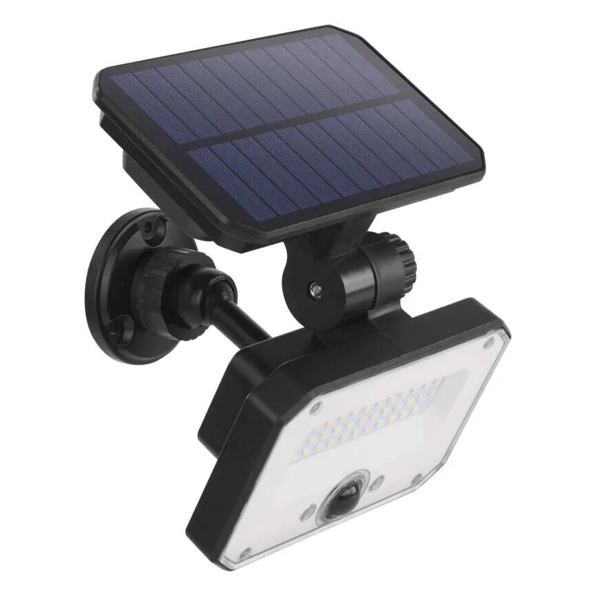 Proyector LED solar con sensor de movimiento SPILO LED/3,7V 3600mAh 3000K IP54 + control remoto