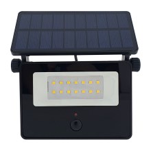 Proyector LED solar de exterior con sensor LED/2W/3.7V 4200K IP44
