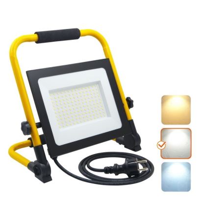 Proyector portátil LED TIGRA LED/100W/4000K IP54 negro/amarillo