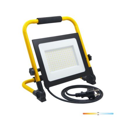 Proyector portátil LED TIGRA LED/100W/4000K IP54 negro/amarillo