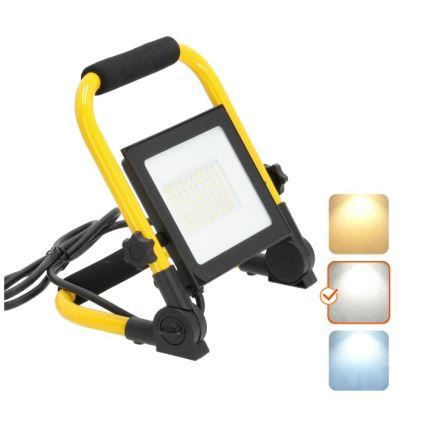 Proyector portátil LED TIGRA LED/50W/4000K IP54 negro/amarillo