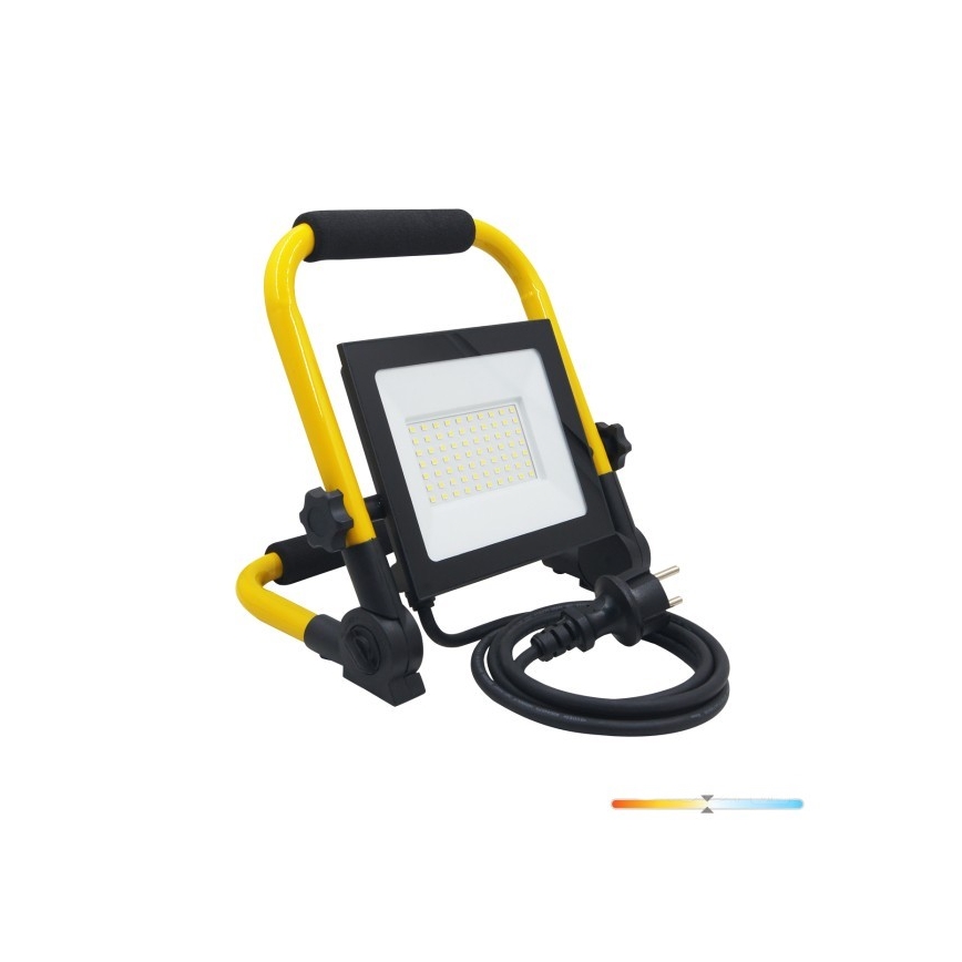 Proyector portátil LED TIGRA LED/50W/4000K IP54 negro/amarillo