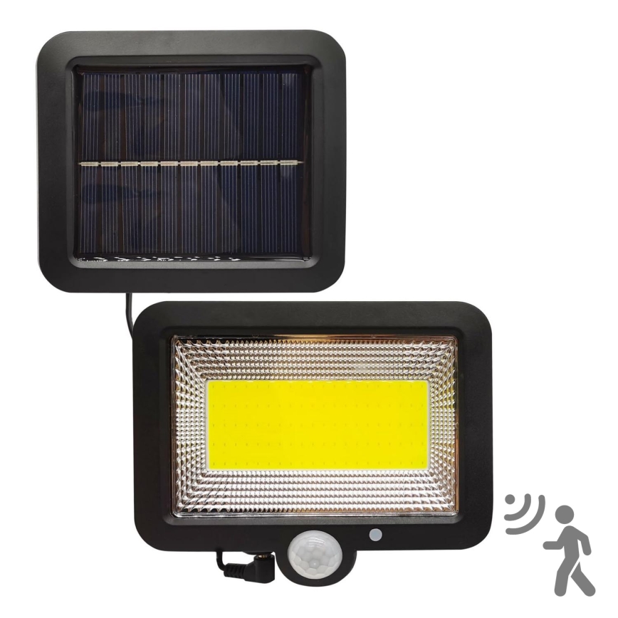 Proyector solar LED con sensor DUO LED/1W/3,7V 1200 mAh IP44
