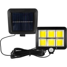 Proyector solar LED con sensor LED/1,5W/3,7V 6000K IP44