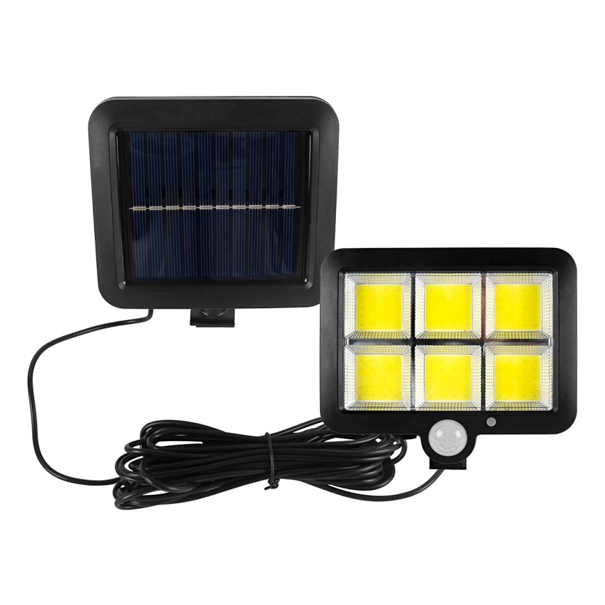 Proyector solar LED con sensor LED/1,5W/3,7V 6000K IP44