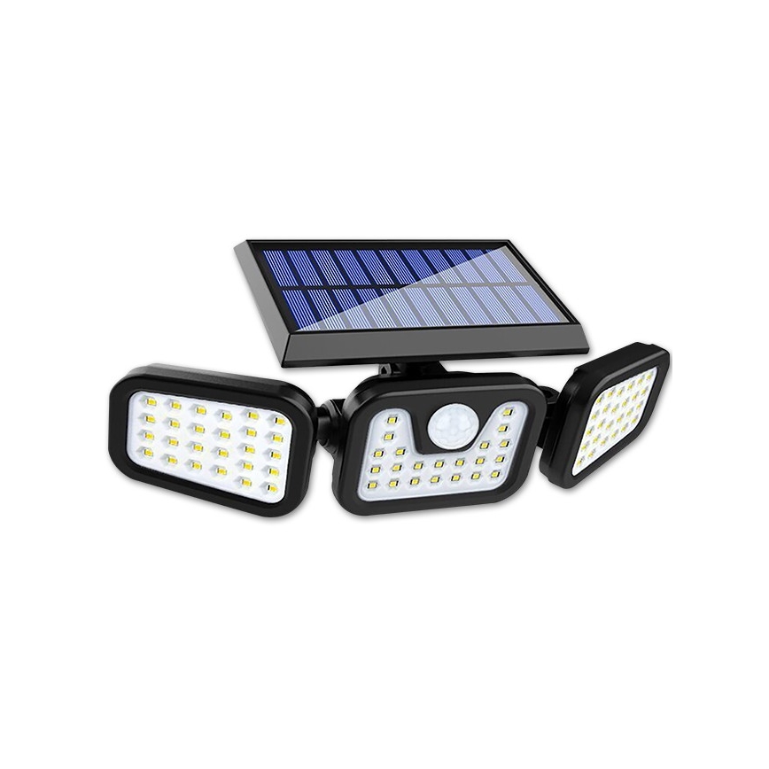 Proyector solar LED flexible con sensor LED/15W/3,7V 2400 mAh IP54 4500K