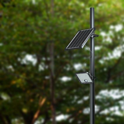 Proyector solar LED con sensor LED/30W/6,4V 6400K + control remoto