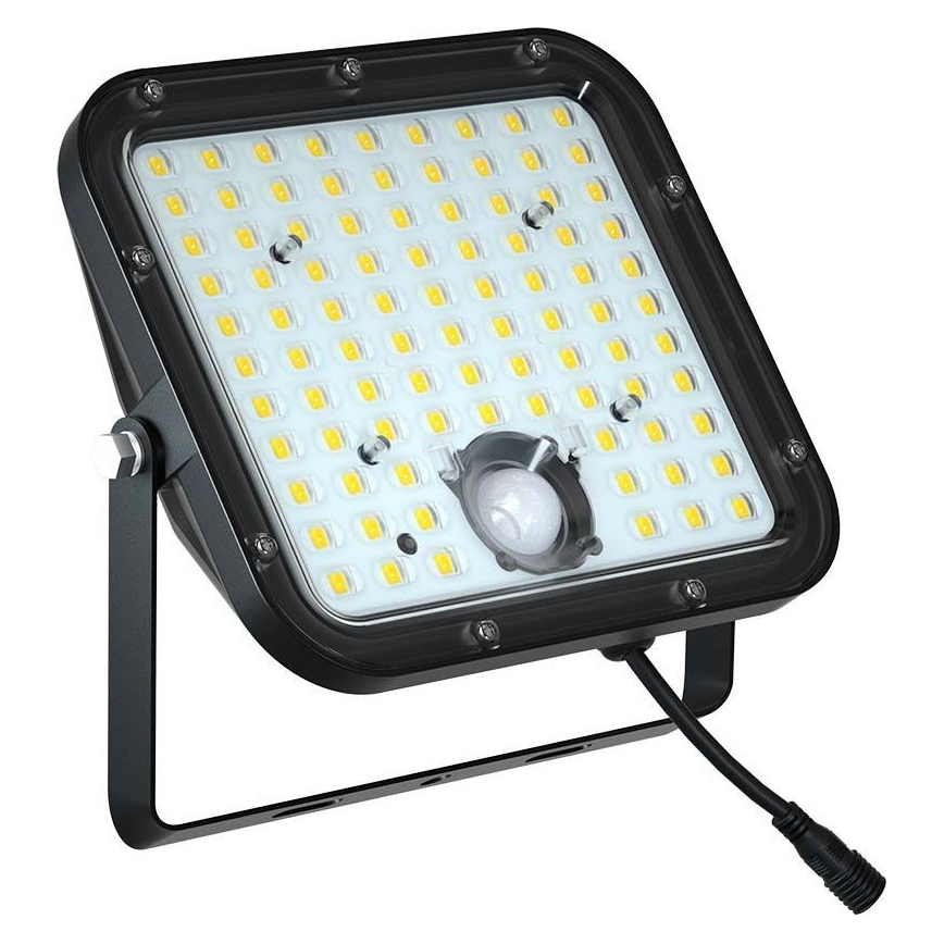 Proyector solar LED con sensor LED/30W/6,4V 6400K + control remoto