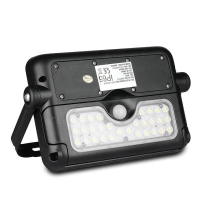 Proyector solar LED con sensor LED/5W/3,7V IP65 4000K 3000 mAh