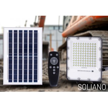Proyector solar LED LED/50W/3,2V 4500K IP65 + mando a distancia