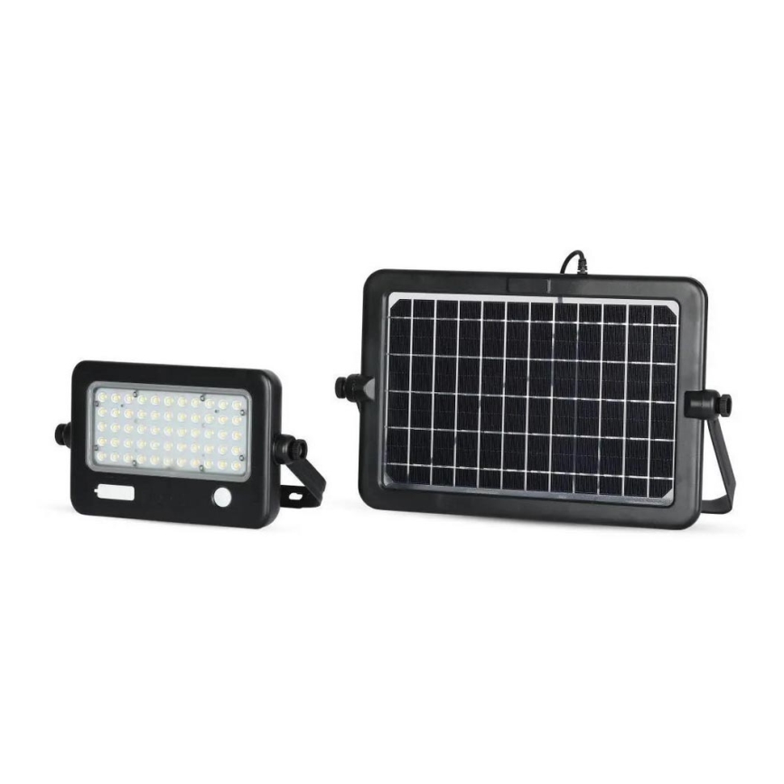 Proyector solar LED regulable con sensor LED/10W/3,7V 4000K IP65 7200 mAh + puerto USB