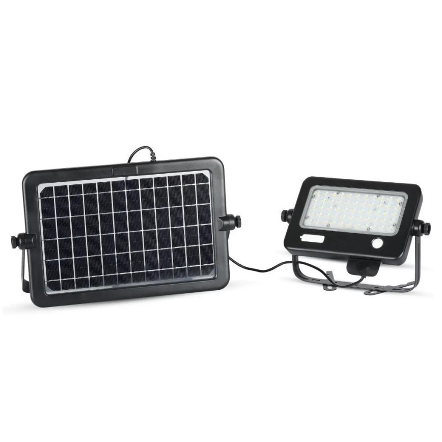 Proyector solar LED regulable con sensor LED/10W/3,7V 4000K IP65 7200 mAh + puerto USB