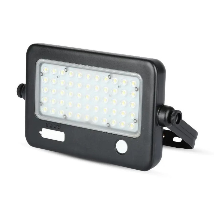 Proyector solar LED regulable con sensor LED/10W/3,7V 4000K IP65 7200 mAh + puerto USB