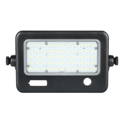 Proyector solar LED regulable con sensor LED/10W/3,7V 4000K IP65 7200 mAh + puerto USB