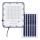 Proyector solar regulable LED LED/100W/3,2V 4500K IP65 negro + mando a distancia
