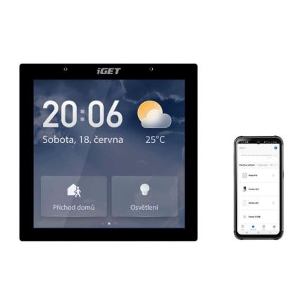 Puerta de enlace inteligente con pantalla táctil GW6 Wi-Fi Zigbee Bluetooth