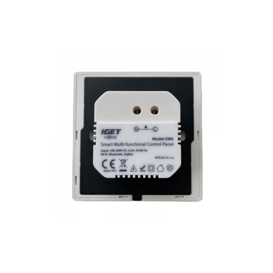 Puerta de enlace inteligente con pantalla táctil GW6 Wi-Fi Zigbee Bluetooth