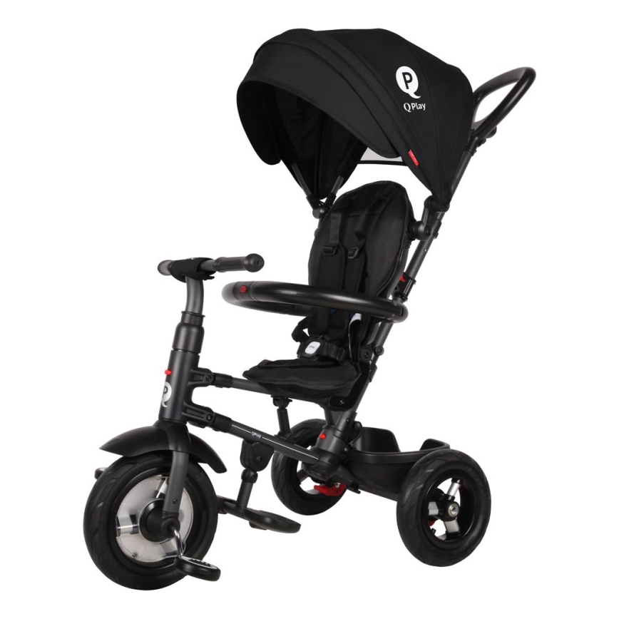 QPlay - Triciclo infantil 3en1 RITO AIR negro