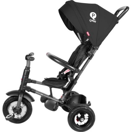 QPlay - Triciclo infantil 3en1 RITO AIR negro