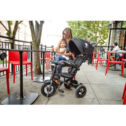QPlay - Triciclo infantil 3en1 RITO AIR negro